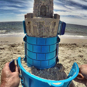 Revolutionary split molds take your sand or snow castle building experience to a whole new level!