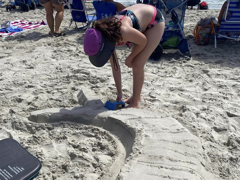 Create A Castle Tool Kit For Perfect Mermaid Tails on the beach - Create A Castle